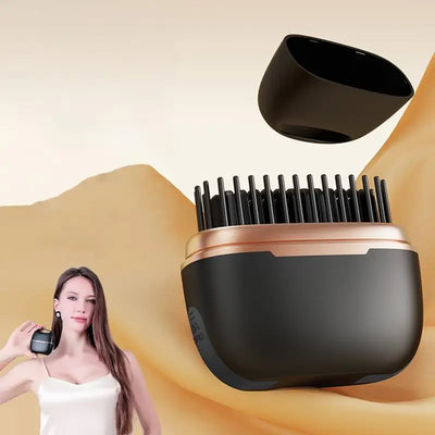 Small Hair Straighteners Fast Heating Portable Straighteners Hair Styling Tool Less Frizz Smoother Straightening Brush for